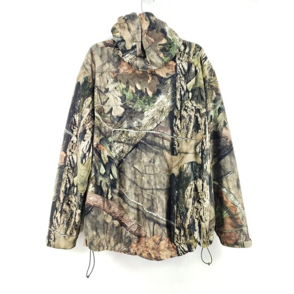 Mossy Oak Insulated Mens Camouflage Outdoor Jacket XL Polyester Crew Neck - Picture 2 of 8